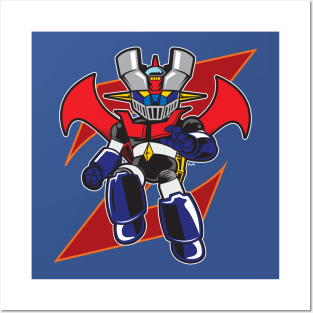 Mazinger Z Retro 2 Posters and Art